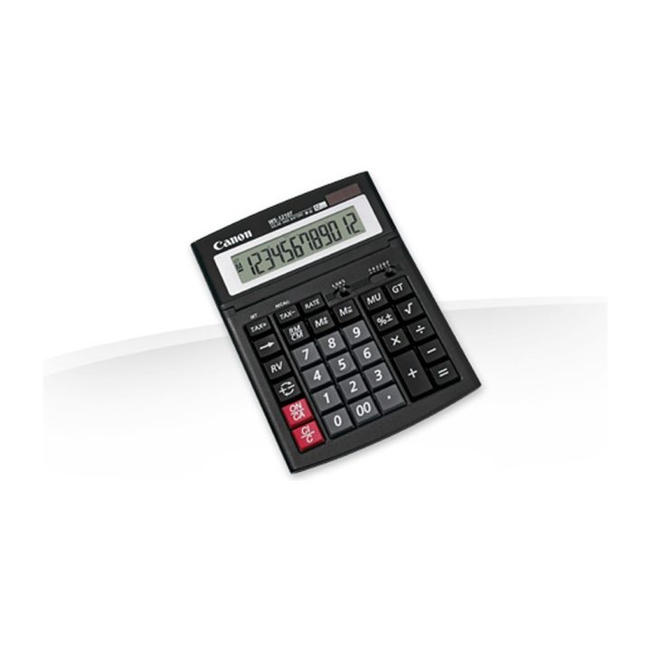 Canon WS-1210T calculadora Escritorio Pantalla de calculadora Negro