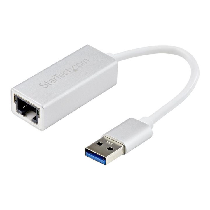 StarTech.com Gigabit Ethernet USB 3.0 Network Adapter - Silver -…