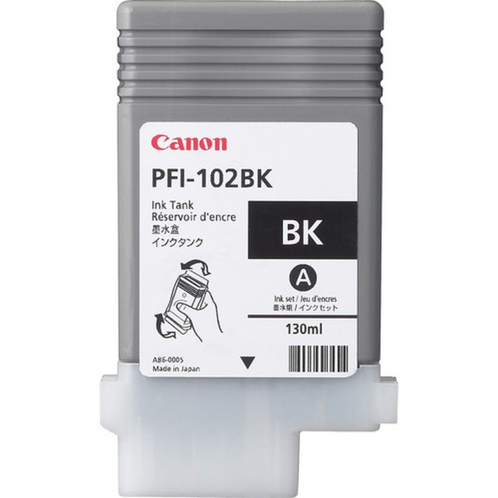 Canon PFI-102BK Original Black Ink Cartridge
