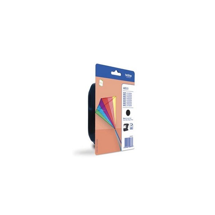 Brother LC223BKBP ink cartridge 1 piece(s) Original Black