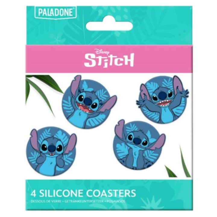 Paladone Disney Stitch 4-Piece Coaster Set (PP13064LS)