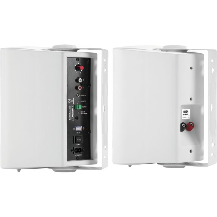 Vision Powered Wall Speakers - Built-in Amplifier - 2 x 30W (Program)…