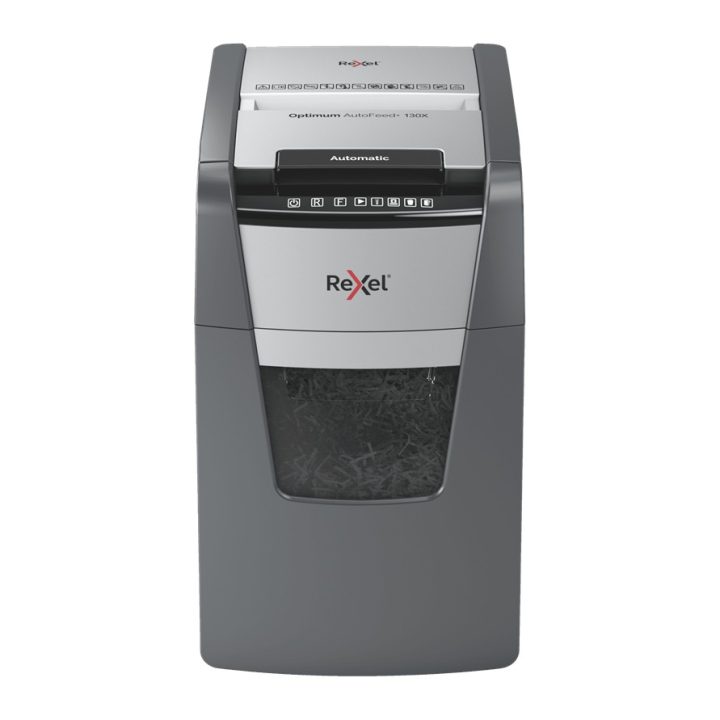 Rexel Optimum AutoFeed+ 130X Paper Shredder Cross-Cut 55 dB 22 cm…