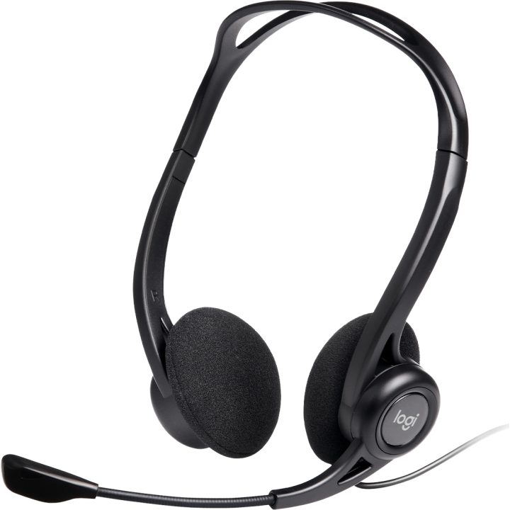 Logitech PC960 wired over-ear headphones