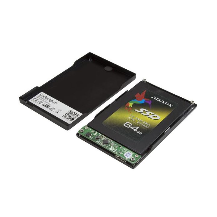 StarTech.com Caja USB 3.1 (10 Gbps) de 1 bahía de 2,5 pulgadas SATA…