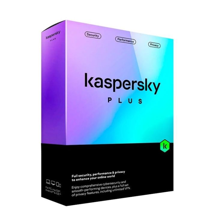 Kaspersky Plus Antivirus 3 devices 1 year in box (KL1042S5CFS-MINI-ES)