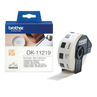 Brother DK-11219 White Printer Label