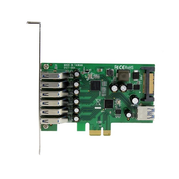 StarTech.com Adaptador de placa PCI Express de 7 portas USB 3.0…