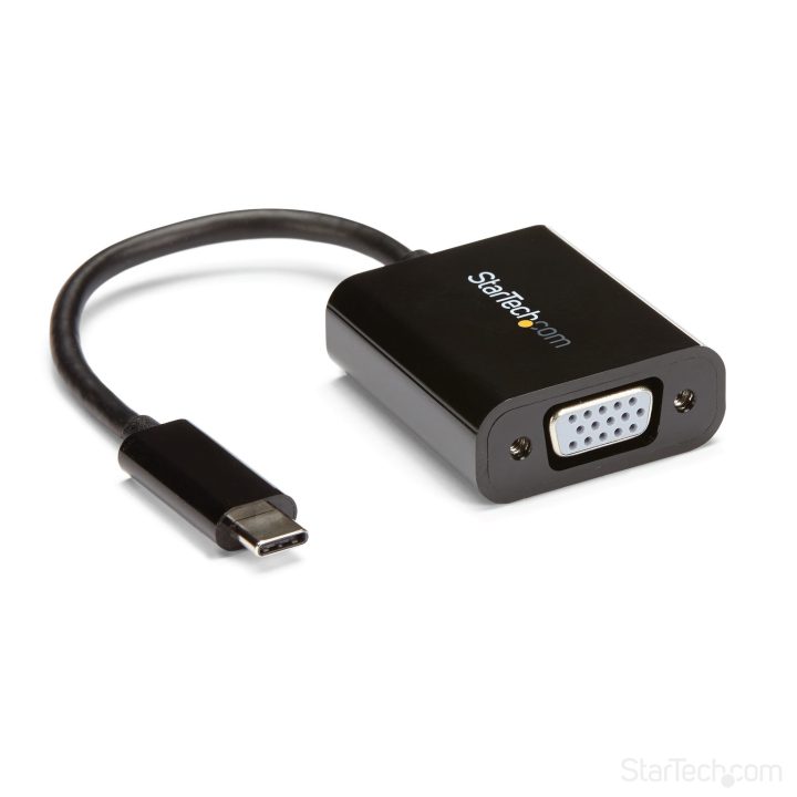 StarTech.com Adaptador USB C a VGA - Negro - 1080p - Convertidor de…