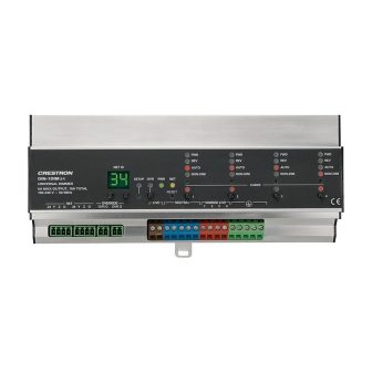 Crestron din rail universal dimmer, 1 feed, 4 channels (din-1DIMU4)…