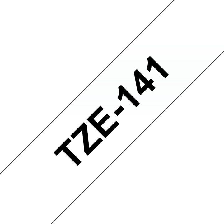 Brother TZE-141 cinta para impresora de etiquetas Negro sobre…