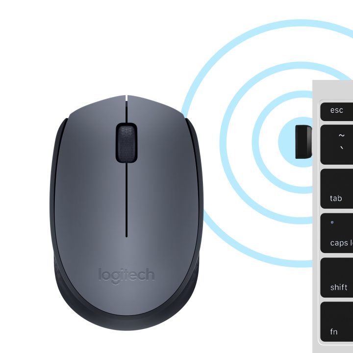 Logitech M170 Mouse Office Ambidextrous RF Wireless Optical 1000 DPI