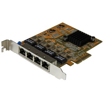 StarTech.com Tarjeta de Red PCI Express Ethernet Gigabit con 4…