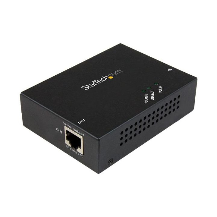 StarTech.com Extensor PoE+ Gigabit 802.3at/af - 100m