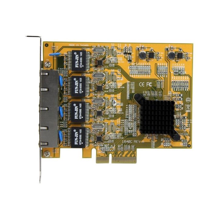 StarTech.com 4-Port Gigabit Ethernet PCI Express Network Card