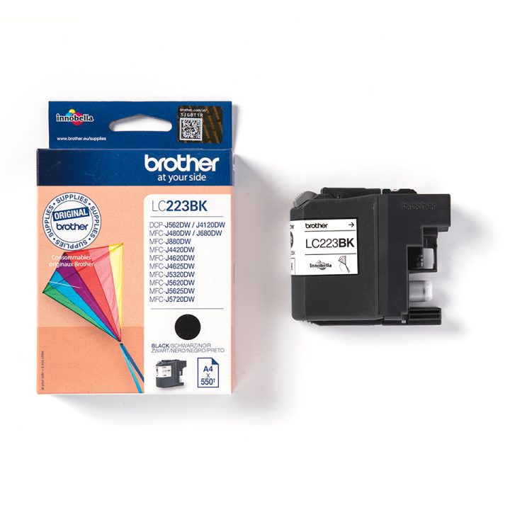 Brother LC-223BK cartucho de tinta 1 peça(s) Original Preto