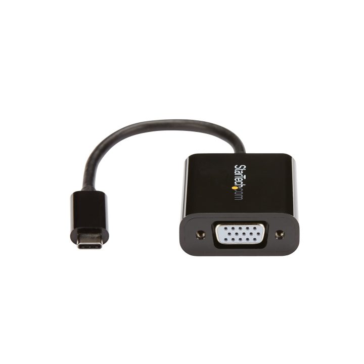 StarTech.com Adaptador USB C a VGA - Negro - 1080p - Convertidor de…