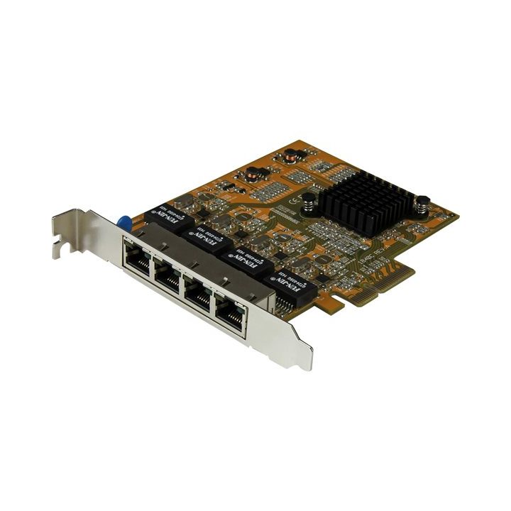 StarTech.com Placa de Rede PCI Express Ethernet Gigabit com 4 Portas…