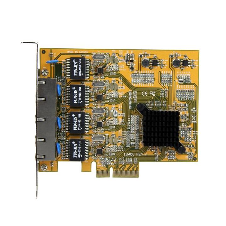 StarTech.com 4-Port Gigabit Ethernet PCI Express Network Card
