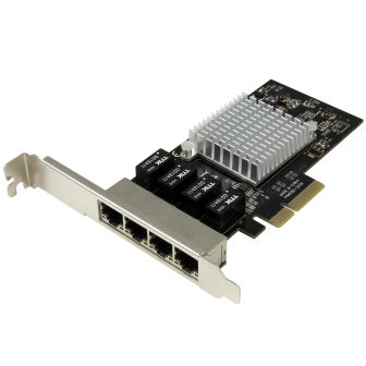 StarTech.com Tarjeta de Red PCI Express Ethernet Gigabit con 4…