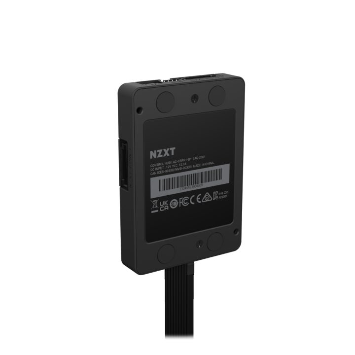 NZXT AC-CRFR1-B1 controlador de velocidade de ventoinha 3 canais Preto