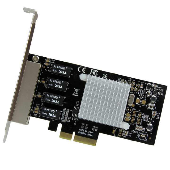 StarTech.com Placa de Rede PCI Express Ethernet Gigabit com 4 Portas…