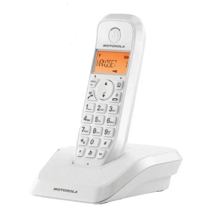 MOTOROLA S1201 Telefone DECT Branco (107S1201WHITE)