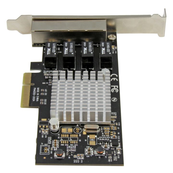 StarTech.com Placa de Rede PCI Express Ethernet Gigabit com 4 Portas…
