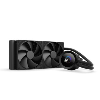 NZXT Kraken 240 V2 - 240mm AIO liquid cooler w/ 1.54in. display and…