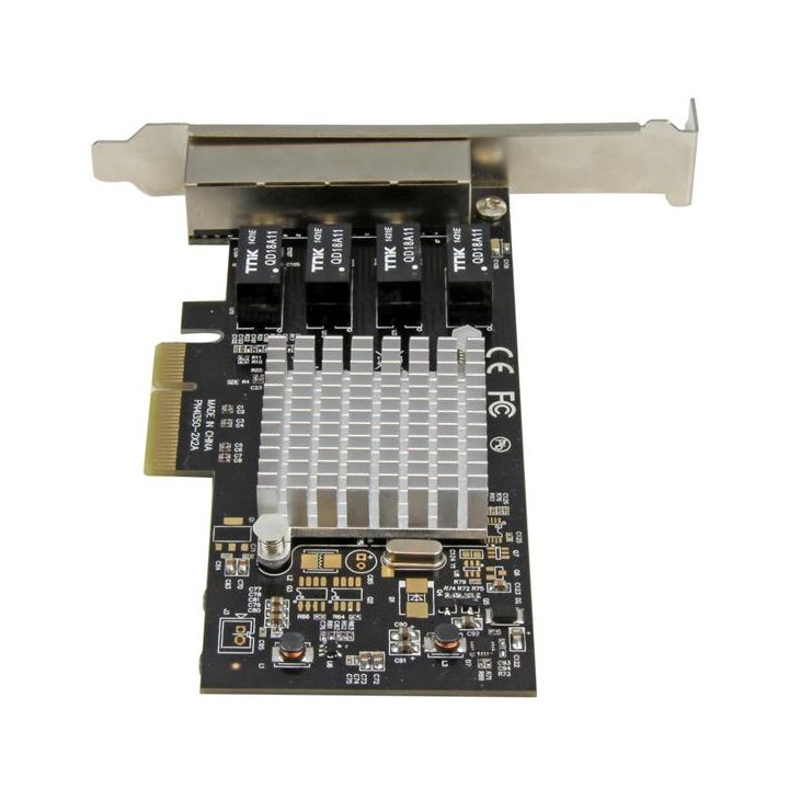StarTech.com Placa de Rede PCI Express Ethernet Gigabit com 4 Portas…