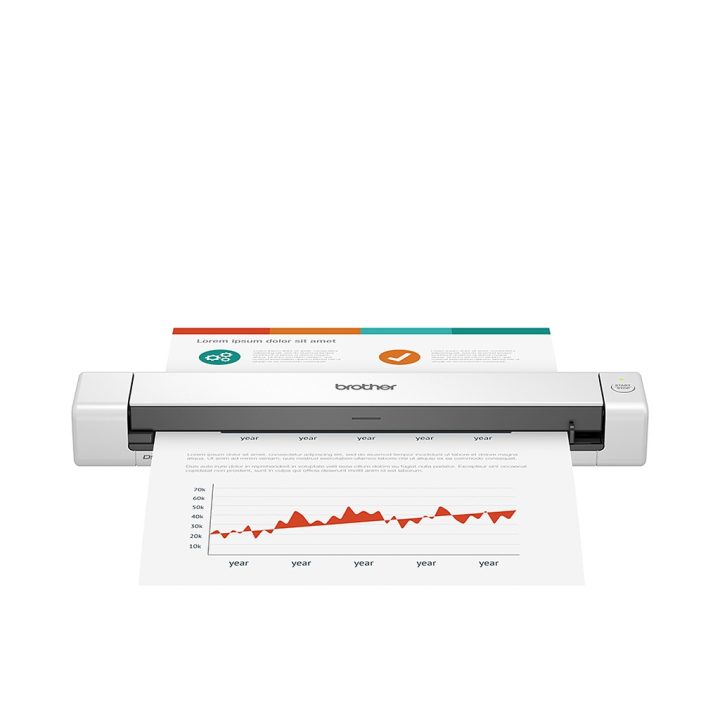 Brother DS-640 Scanner Portable 1200 x 1200 DPI A4 Black, White