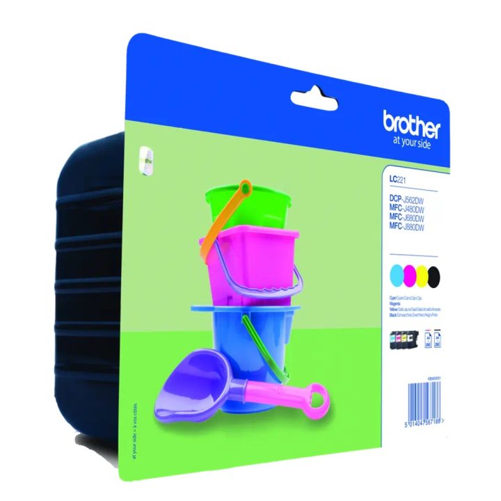 Brother LC-221 ink cartridge 4 piece(s) Original Standard Yield…
