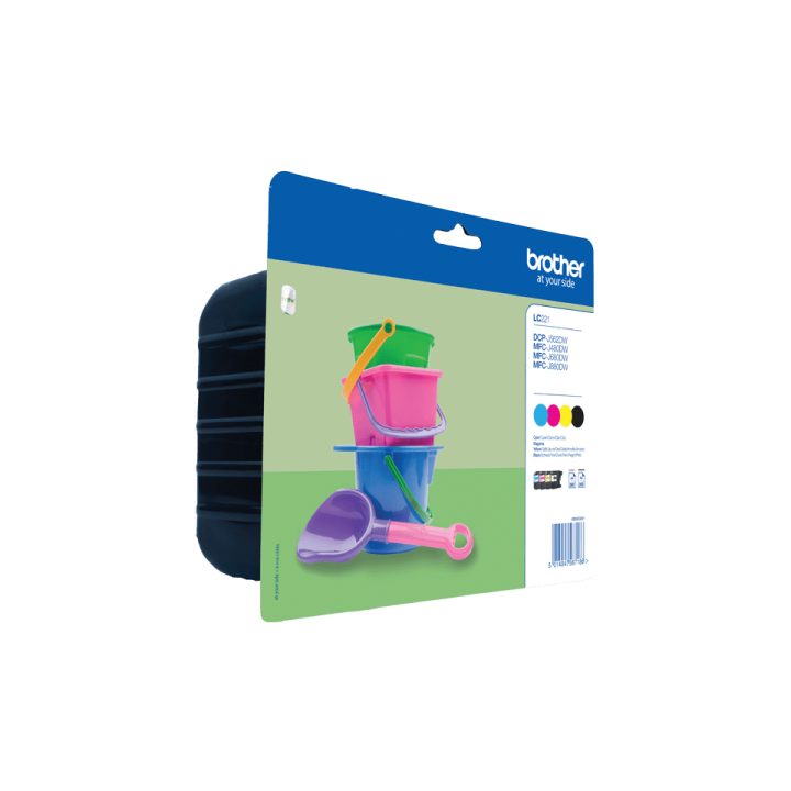 Brother LC-221 cartucho de tinta 4 pieza(s) Original Rendimiento…