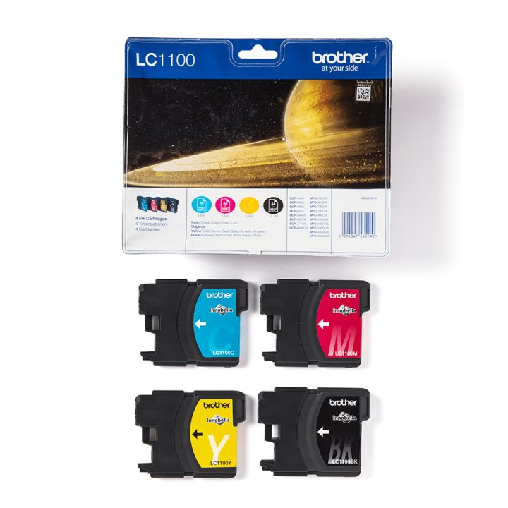 Brother LC1100VALBP cartucho de tinta 4 peça(s) Original Preto…