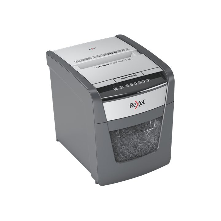 Rexel Optimum AutoFeed+ 50X Paper Shredder Cross-Cut 55 dB 22 cm…