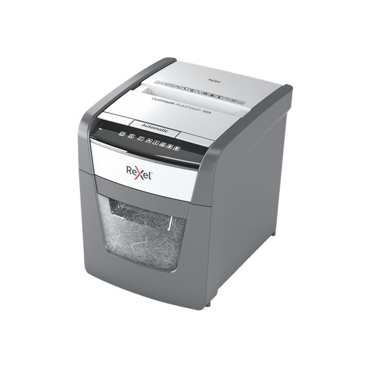 Rexel Optimum AutoFeed+ 50X Paper Shredder Cross-Cut 55 dB 22 cm…