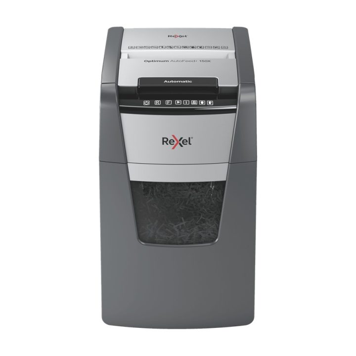 Rexel Optimum AutoFeed+ 150X Cross-Cut Paper Shredder 55 dB 22 cm…