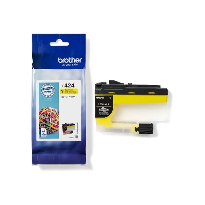 Brother LC424Y cartucho de tinta 1 unidade(s) Original Amarelo