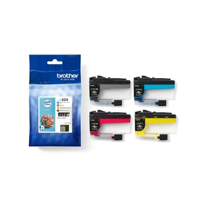 Brother LC424VAL ink cartridge 4 piece(s) Original Black, Cyan…
