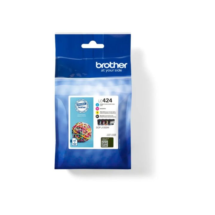 Brother LC424VAL cartucho de tinta 4 peça(s) Original Preto, Ciano…
