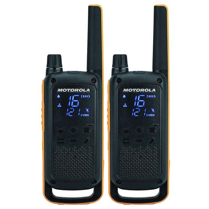 Motorola Talkabout T82 two-way radios 16 channels 446 - 446.2 MHz…