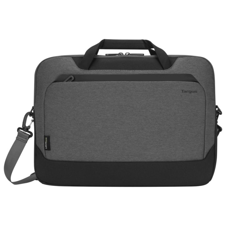 Targus CypressEco 15.6" Briefcase, Black, Gray