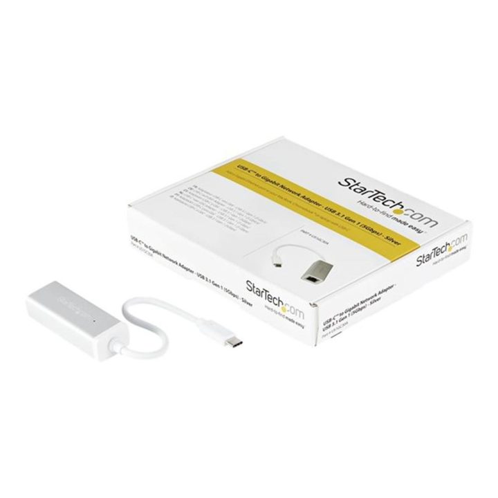 StarTech.com Adaptador de Rede Ethernet Gigabit USB-C - Alumínio -…
