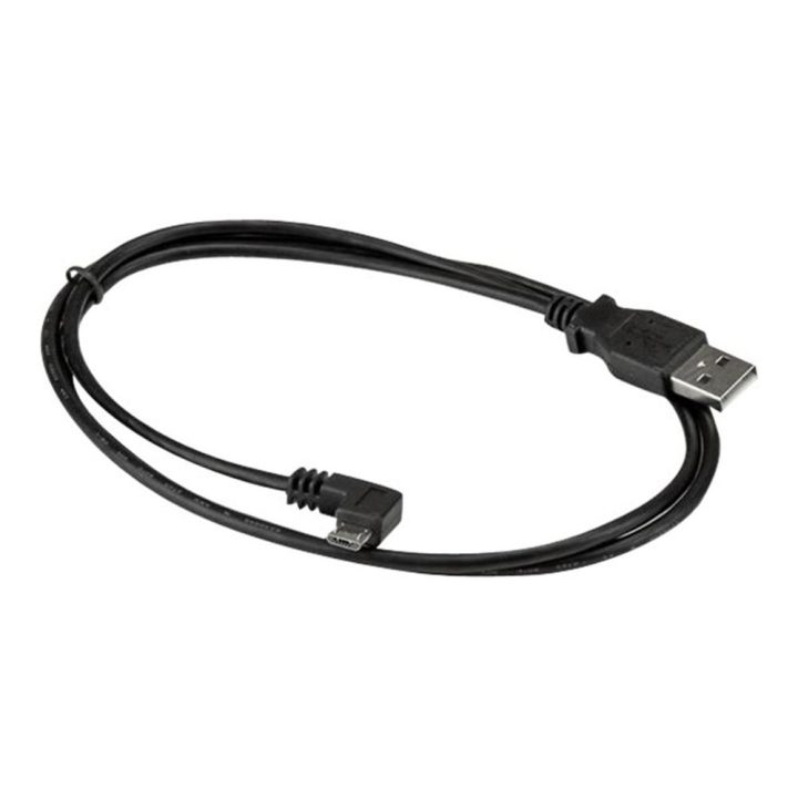 StarTech.com 1m Micro USB Cable with Left-Angled Connector - Charging…
