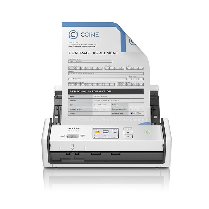 Brother ADS-1800W Scanner Automatic Document Feeder (ADF) Scanner 600…