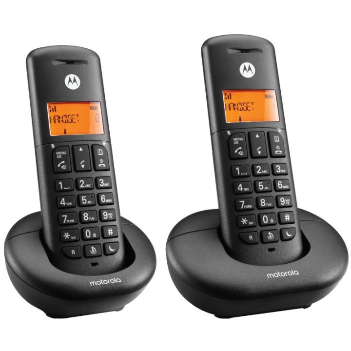 Motorola E202 Duo Teléfono DECT Negro