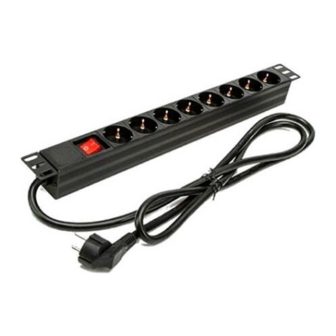 Regleta Phasak 8 tomadas armário rack 19 polegadas com interruptor…