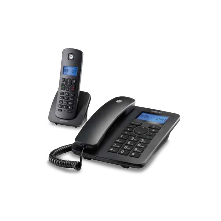 Motorola C4201 Telefone DECT/analógico Identificador de chamadas Preto