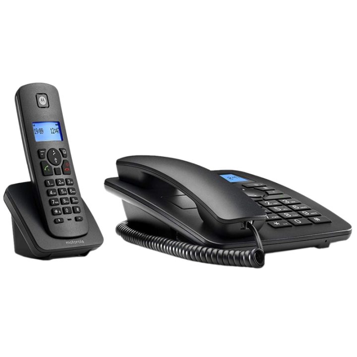 Motorola C4201 DECT/Analog Phone Caller ID Black