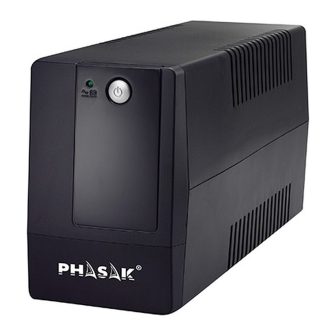 Sai UPS Phasak 800VA interact basic avr 2schuko ph 9408 0.8kva